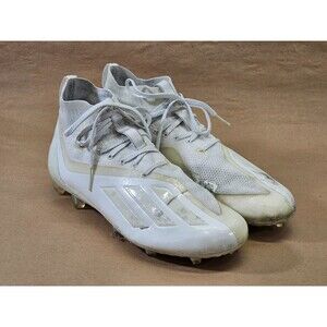 ADIDAS Men's 11‎ Adizero 11 Primeknit White Clear Grey Football Cleats